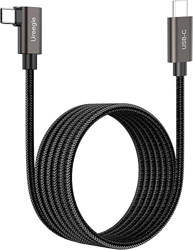 Cable de conexión, cable de extensión USB C 3.0 a USB C de 16 pies, cable de carga de transferencia de datos de alta velocidad para auriculares VR