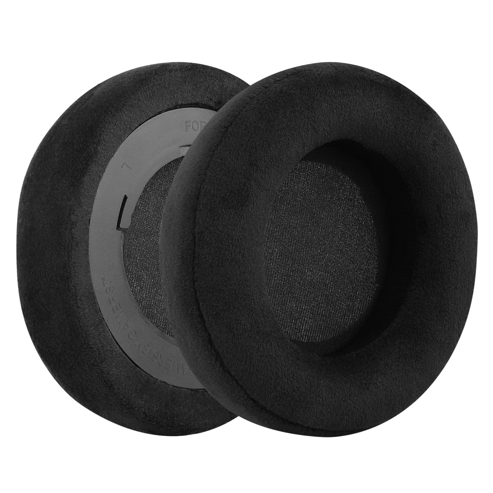 Geekria Comfort Velour Ear Pads for Razer Kraken Stormtrooper Edition/Kraken ProV2 PewDiePie Limited Edition/Kraken Pro V/Kraken 7.1 V2/ Kraken 7.1 ChromaV2 Headphones Ear Cushions(Black) - Image 2
