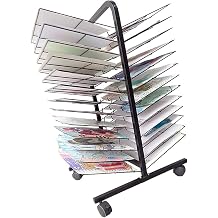 Metal Art Drying Rack for Classroom 50 Layer Paint Drying Rack with Efficient Storage and Organization Ideal for Students' Masterpieces 65 *