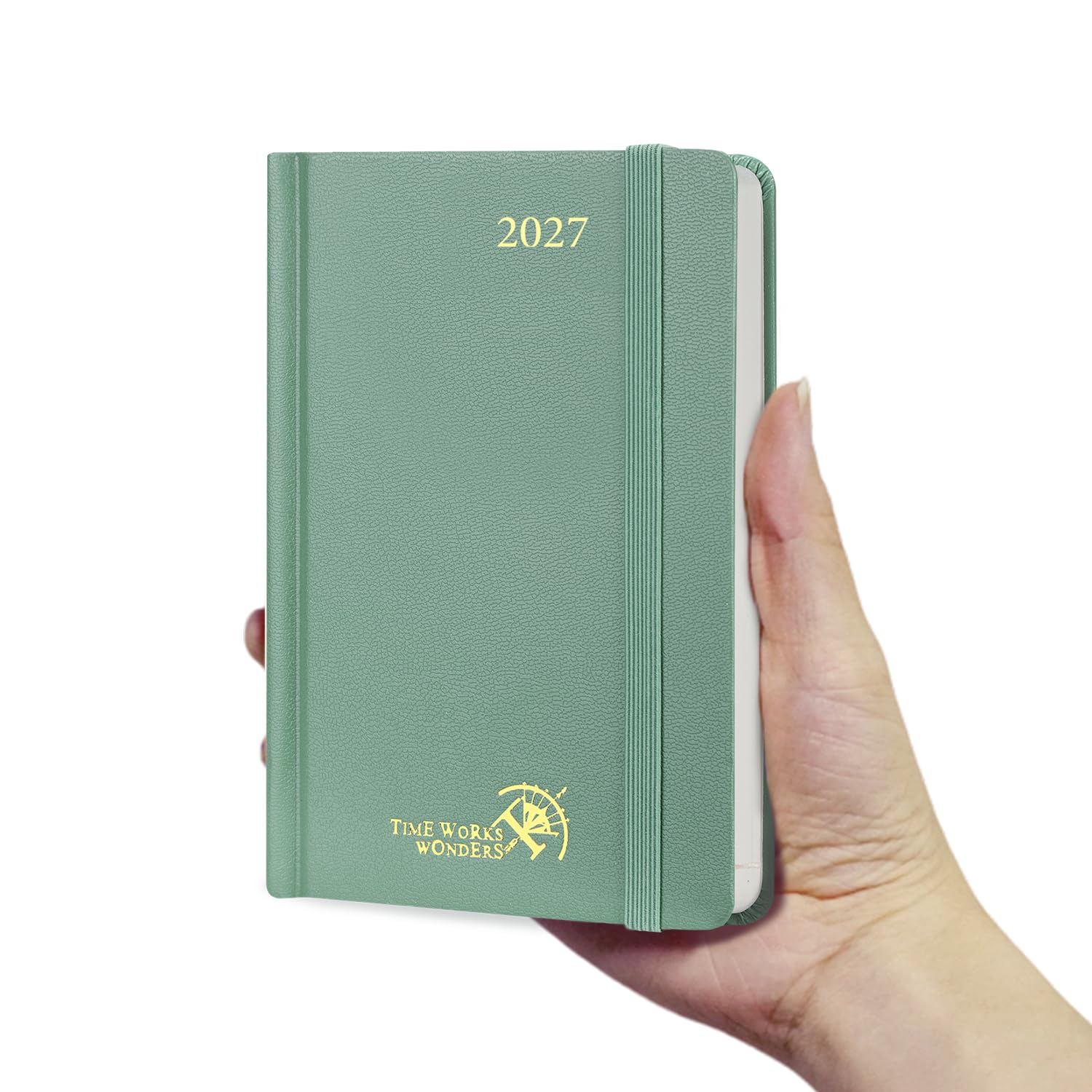 POPRUN Day per Page Pocket Diary Small 2027 A6 Hardback Daily Planner โ image 1