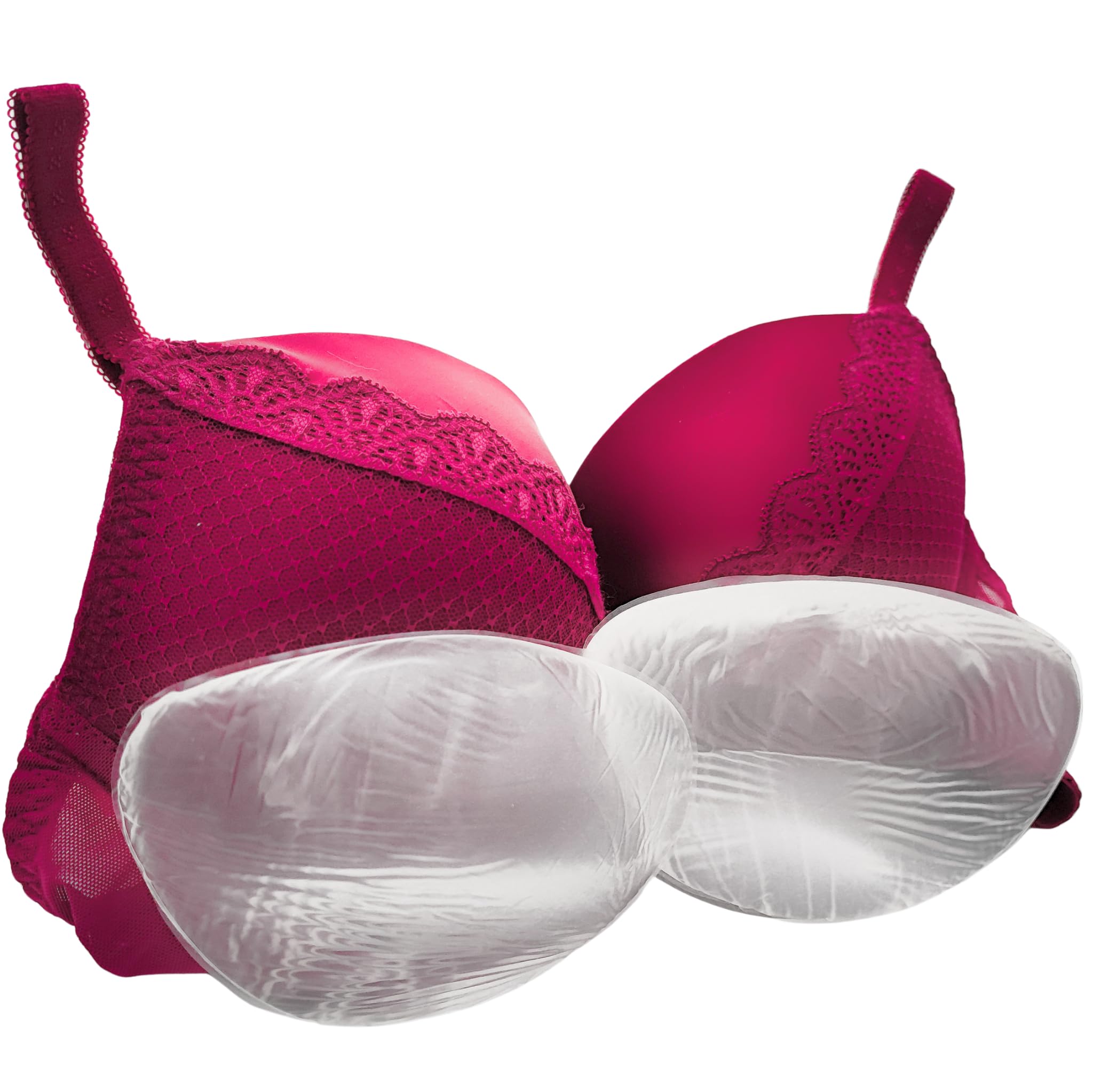 Jo Thornton – The Soft Curve (Style 9A) – Silicone Bra Inserts – Natural-Looking Boost – Comfortable Oval Shape – 275g Pair
