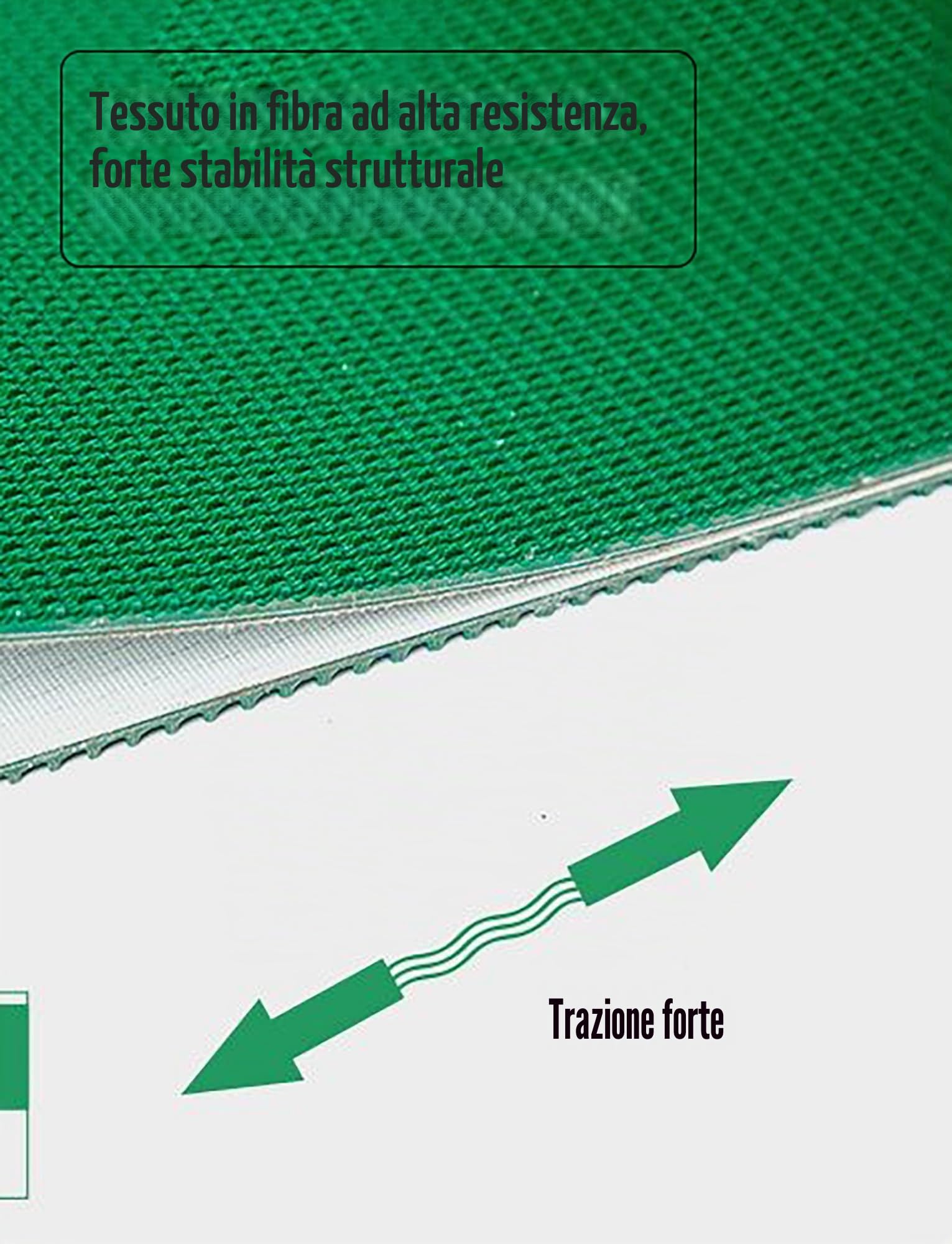 Nastro Trasportatore per Trasmissione, PVC, Spessore 4MM, Uso Industriale, Nastro Trasportatore Durevole per Produzione Commerciale