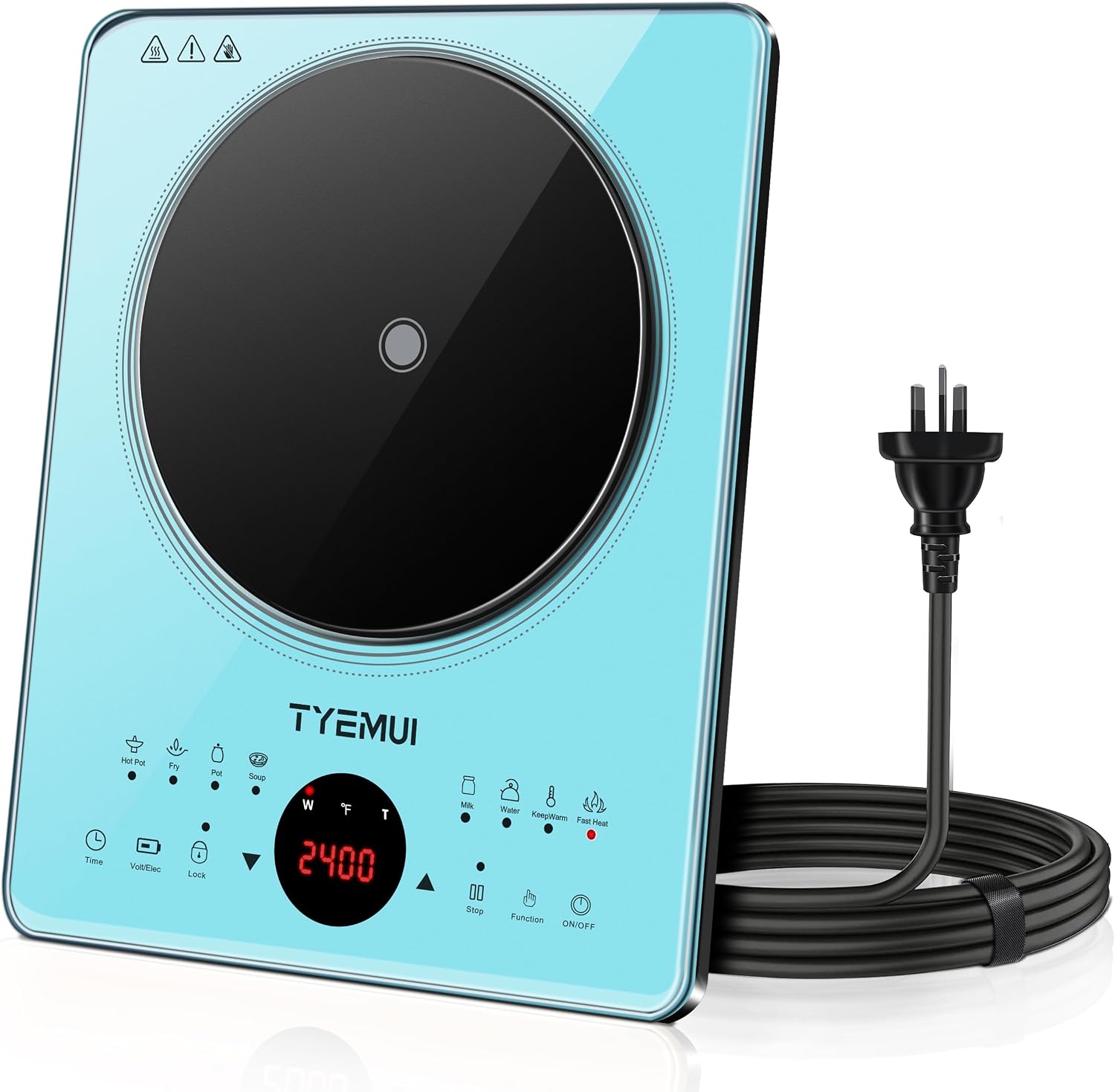 SizzleCook Induction Cooktop Portable Hot Plate for Cooking,