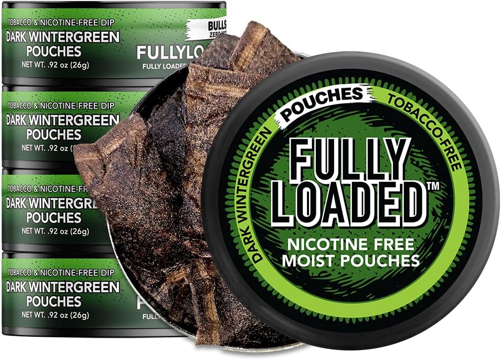 Fully Loaded Chew 5 Pack Tobacco and Nicotine Free Dark