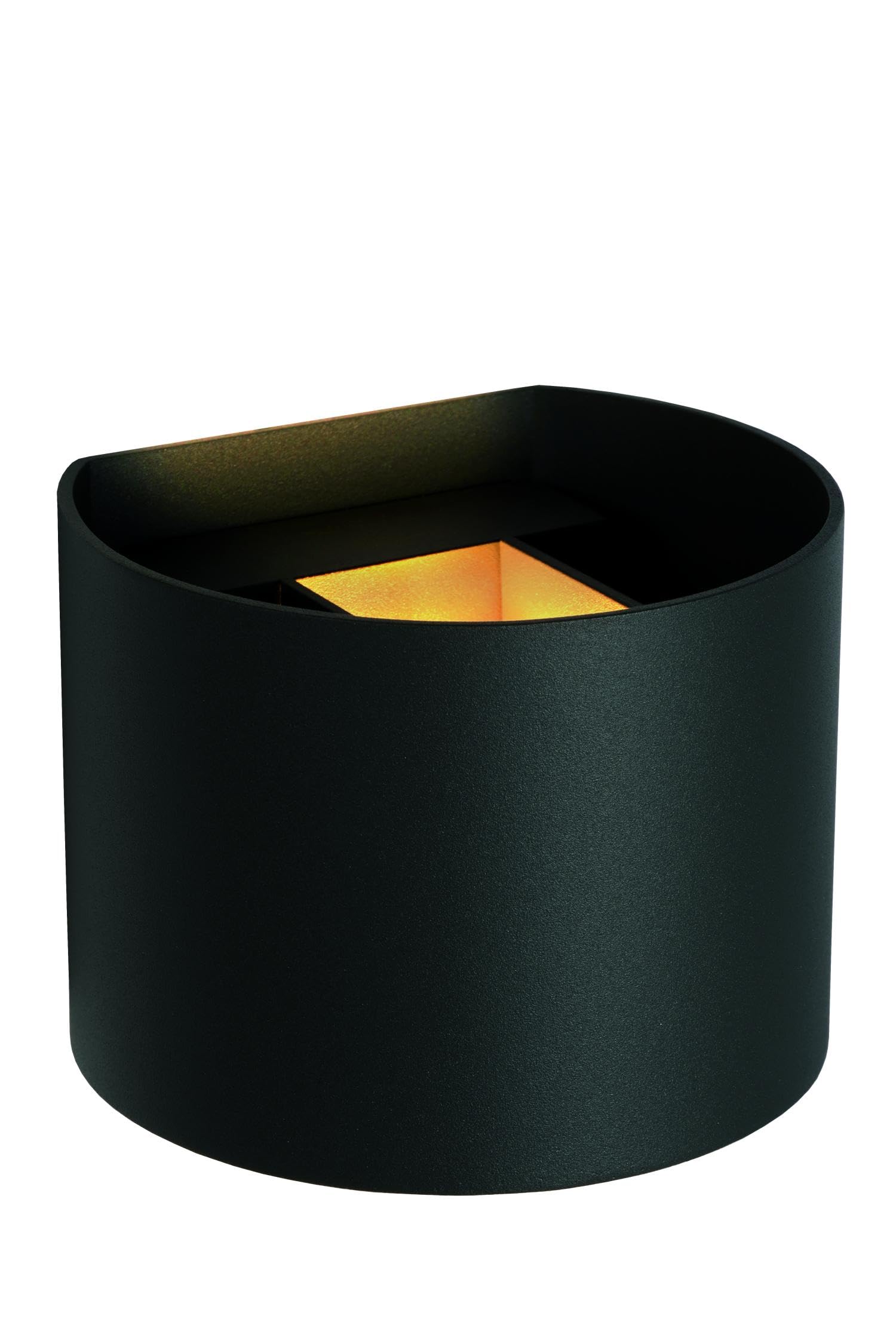 LUCIDE AXI - Wall Spotlight/Wall Light Bathroom - LED - 2x3,5W 2700K - IP54 - Adjustable Beam Angle - Black