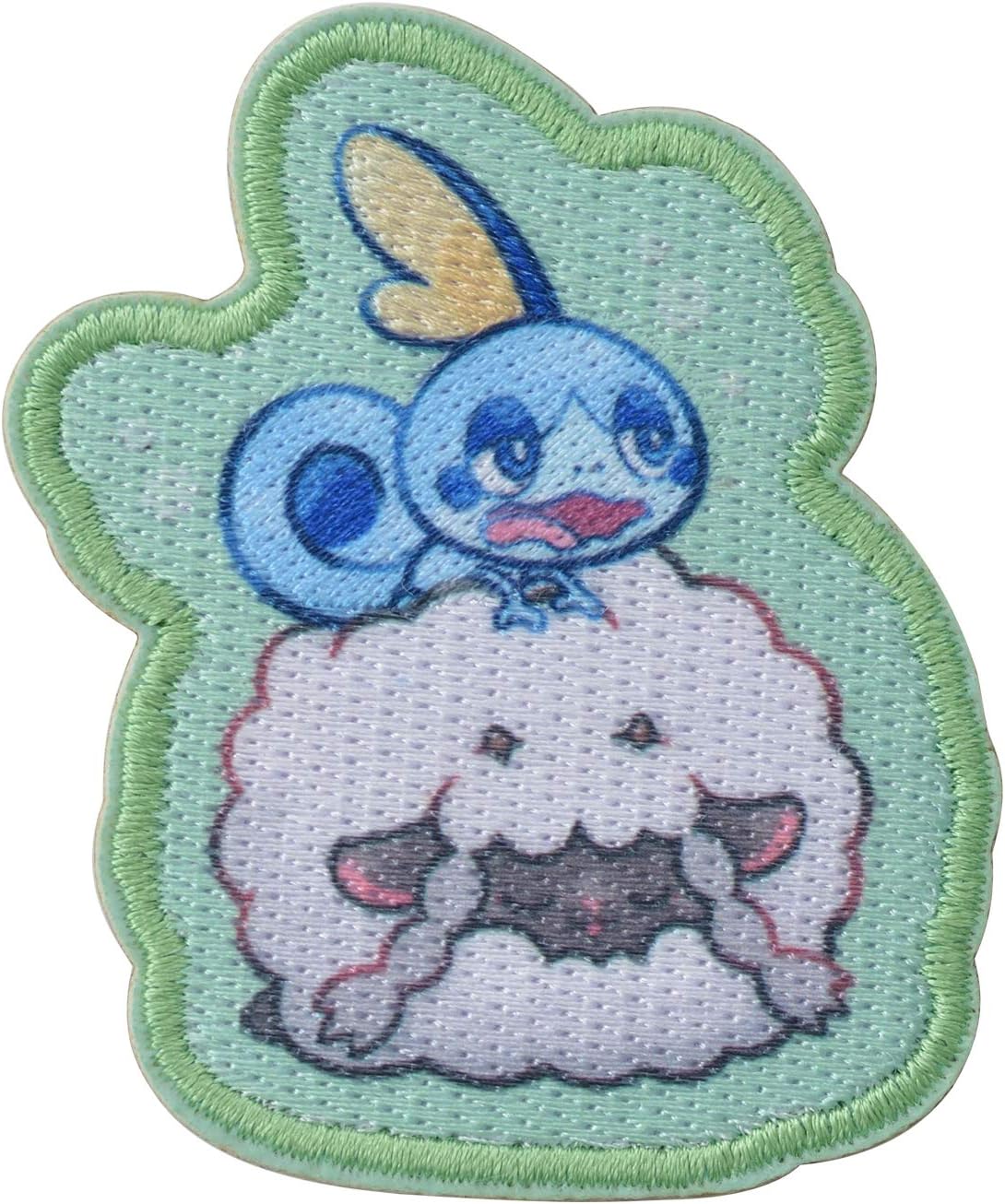 ポケモンセンターオリジナル 送料0円 ワッペンステッカー カビゴンのあくび ウールーとメッソン