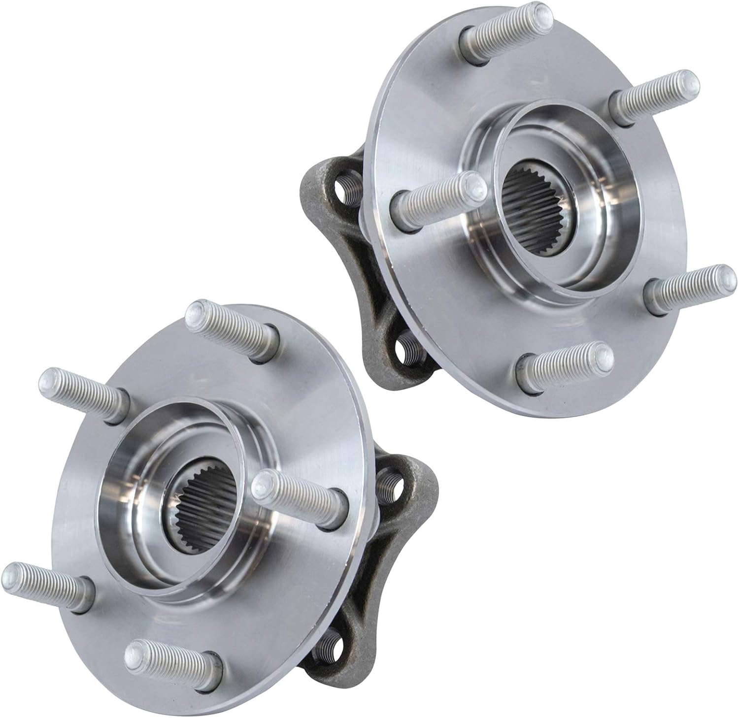 TRQ Front Driver and Passenger Side Wheel Bearing and Hub Assembly Set 2 Piece Compatible with 14-18 Mazda 3 Japan Built Models 1st VIN Digit J 14-18 3 Mexico Built Models 1st VIN Digit 3 16-21 CX-3 - Image 3