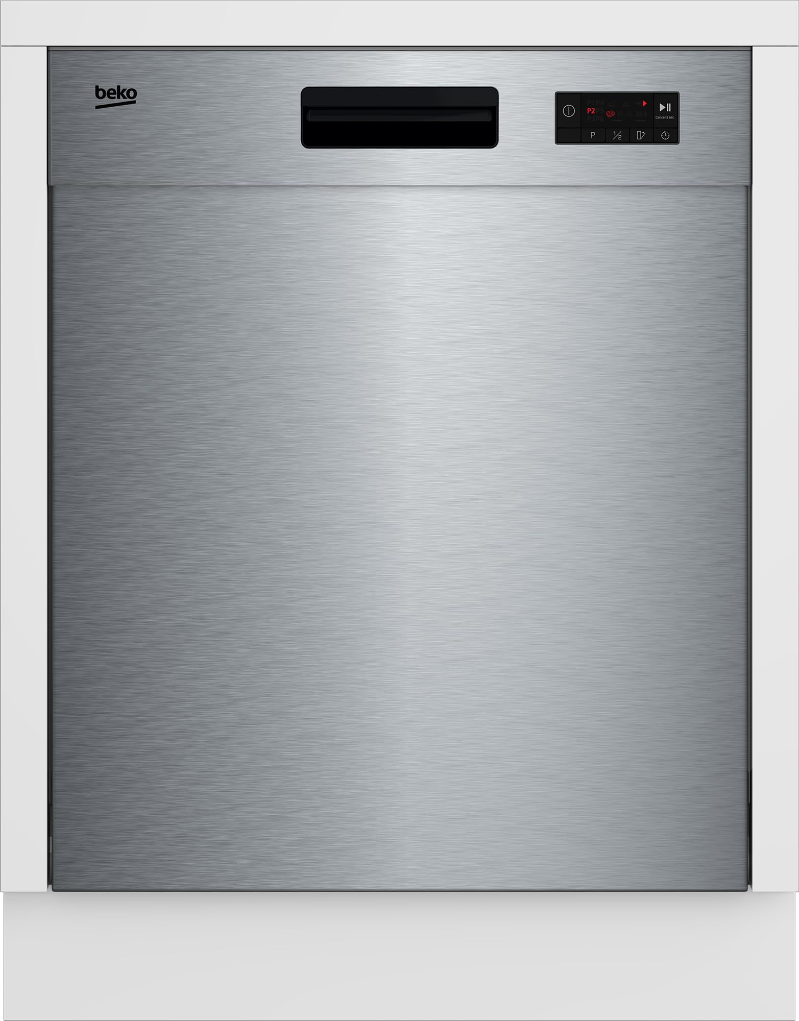 Beko BDUN15430X b300 Unterbau-Geschirrspüler 60 cm, für 14 Maßgedecke, 3 Spülebenen, 4 Temperaturen, 5 Programme, halbe Beladung, automatische Türöffnung, Quick&Clean