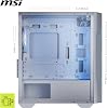 Msi Mag Forge M100r White Tempered Glass 3x120mm 1x120mm Argb Fan Matx Gaming Computer Case
