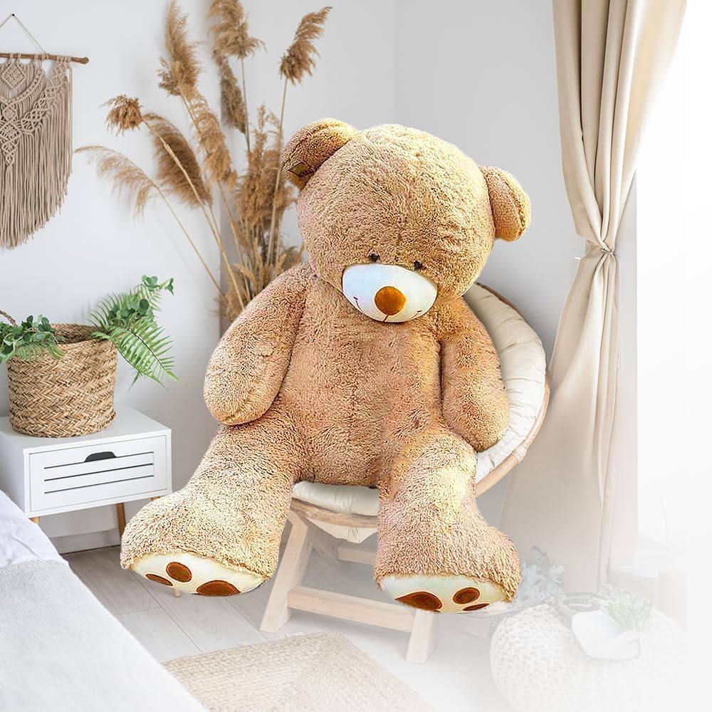 MKS Orsacchiotto XXL 200 cm – Peluche gigante morbido per bambini e adulti – Grande regalo per compleanno e San Valentino