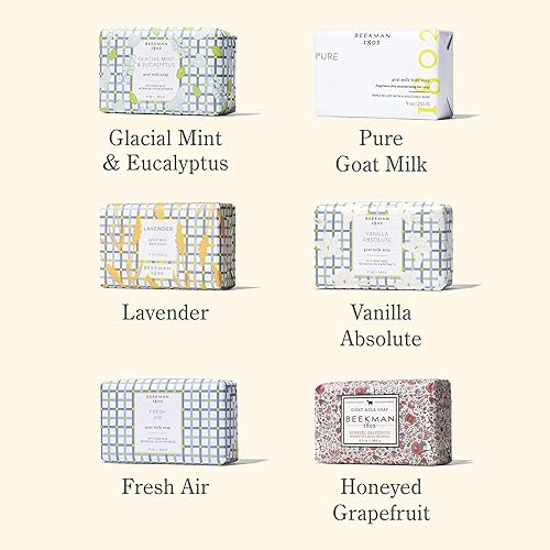 Miniatura 47 de Beekman 1802 Barra de jabón corporal de leche de cabra, puro, sin fragancia, 9 onzas, nutre, hidrata e hidrata - Jabón 100% vegetal con ácido