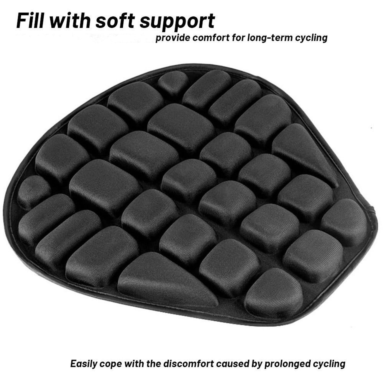 1 Cuscino Per Sella Moto Universale In Gel Comfort