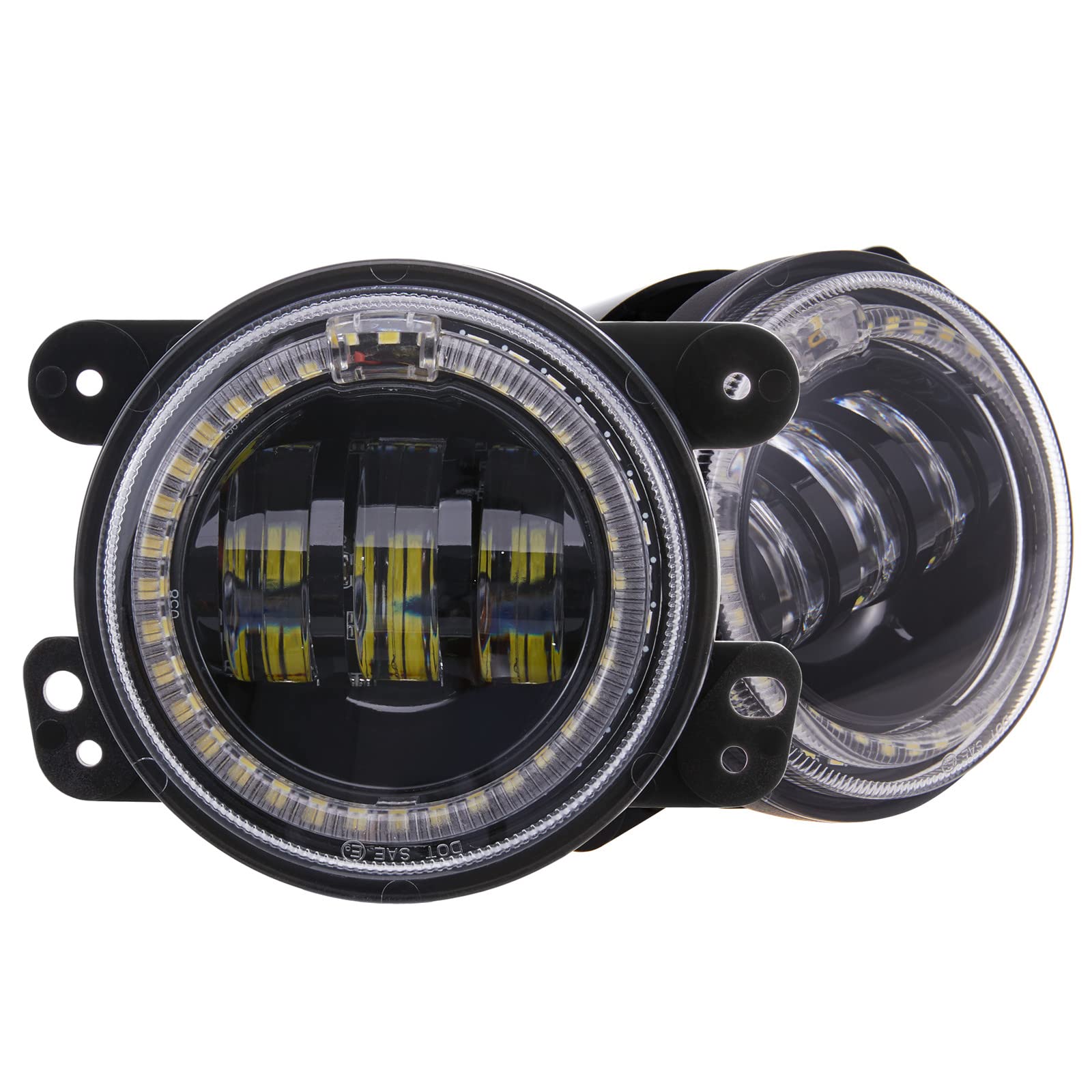 Buy 4" Fog Lights for Jeep Wrangler JL JLU 20182021 w/ 2 Brackets, 4
