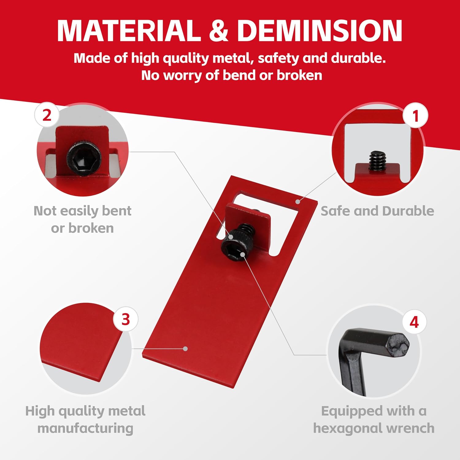 Fire Alarm Breaker Lockout Kit (10-Set) - Heavy Duty Metal, Anti-Accidental Shutdown, Home & Industrial Use