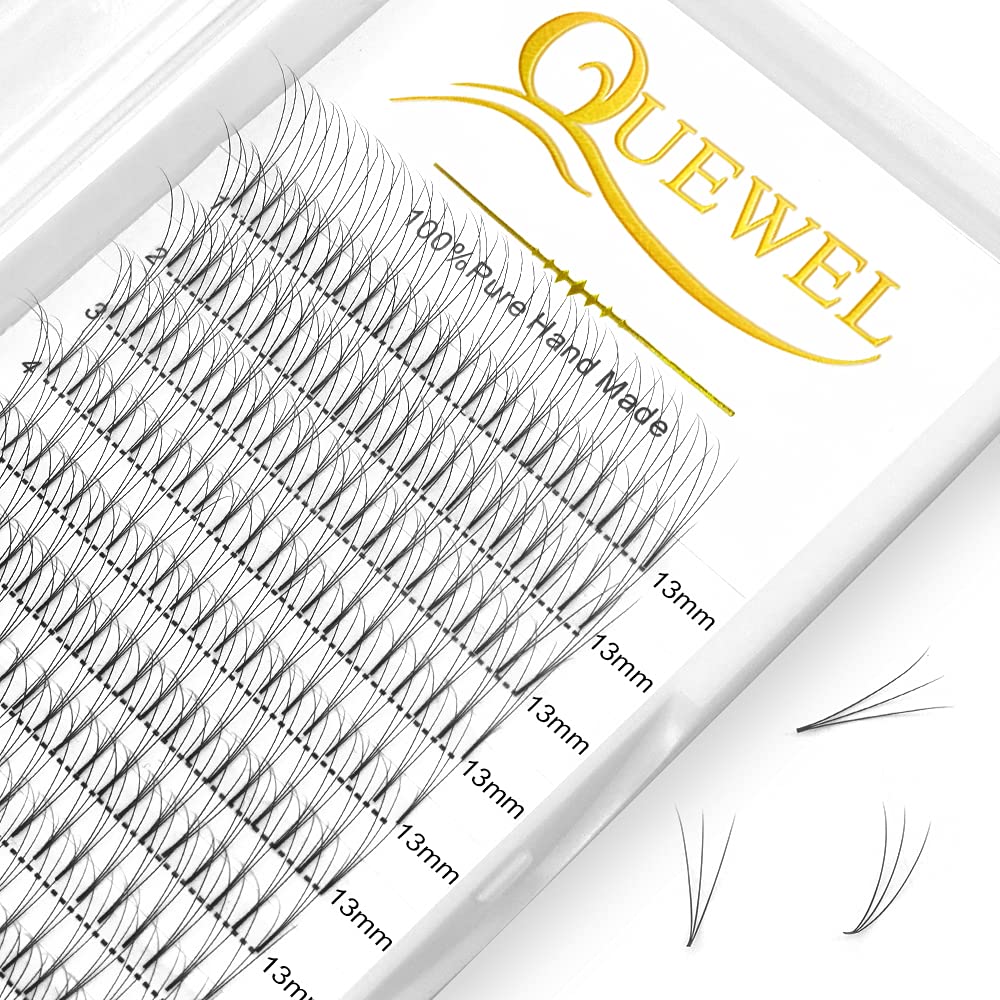 Premade Fan Volume Lash Extensions 6D 0.07D MIX8-15mm Russian Pre Made Fan Lashes | 3D 4D 5D 6D 0.07/0.10 C/D Curl 8-15mm | Long Lasting | Easy Application（6D 0.07D MIX8-15mm） — view 25