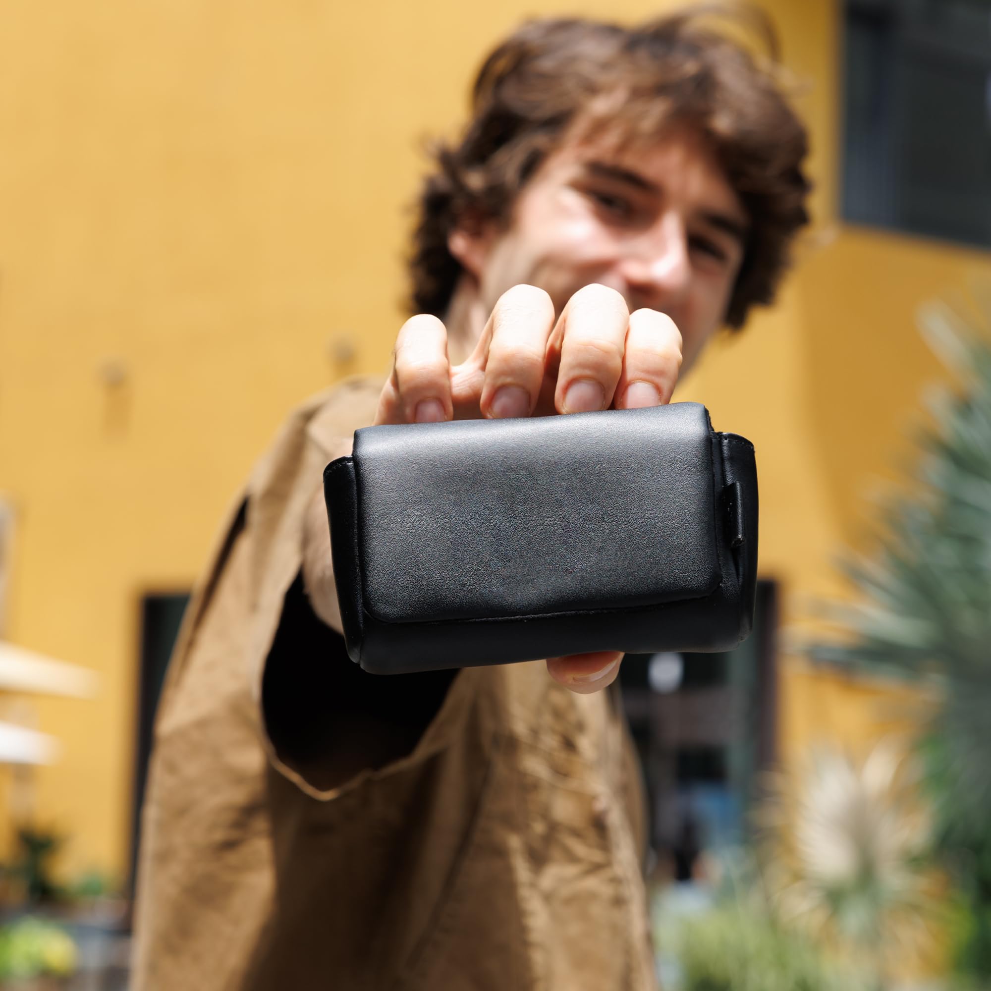 Skórzane kompaktowe, trwałe etui na aparat z zamknięciem magnetycznym do Canon PowerShot G7 X G7X Mark III II G7XM3 SX740 HS Lumix ZS99 RX100 VII VA VI V IV III II do Ricoh GR IV GR4 GR III X GR3X GR