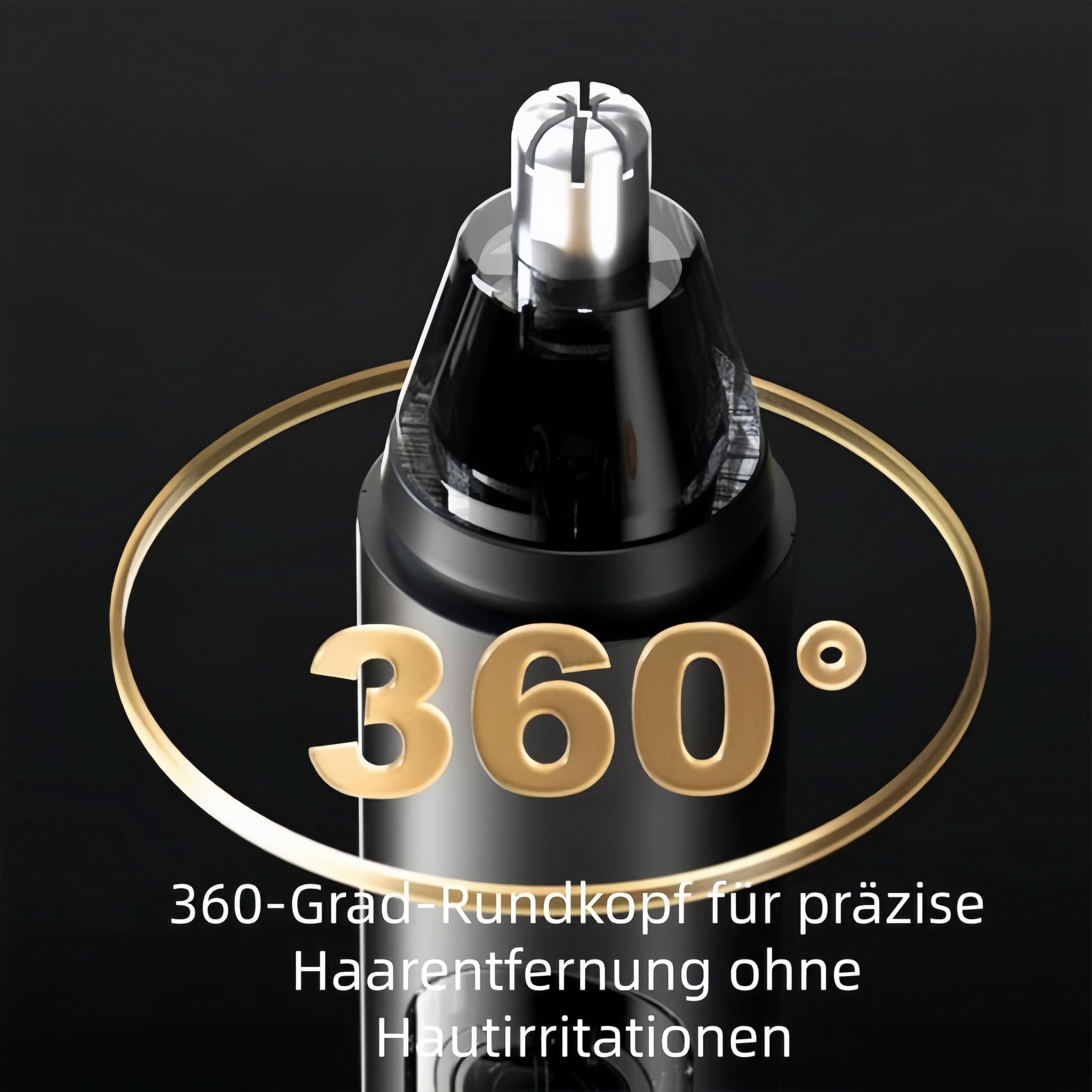 Mr. Bold Pro Nasenhaartrimmer Herren Elektrisch & Hautschonend