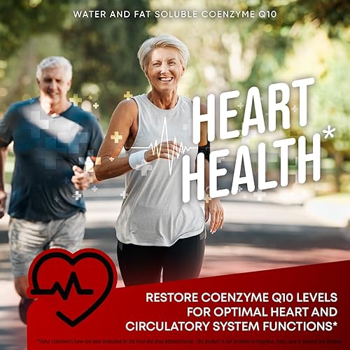 Miniatura 10 de JOYLI CoQ10 500 mg - Potente suplemento de coenzima Q10 para vitalidad celular y antioxidantes - Enriquecido con bergamota cítrica y manjistha - 120