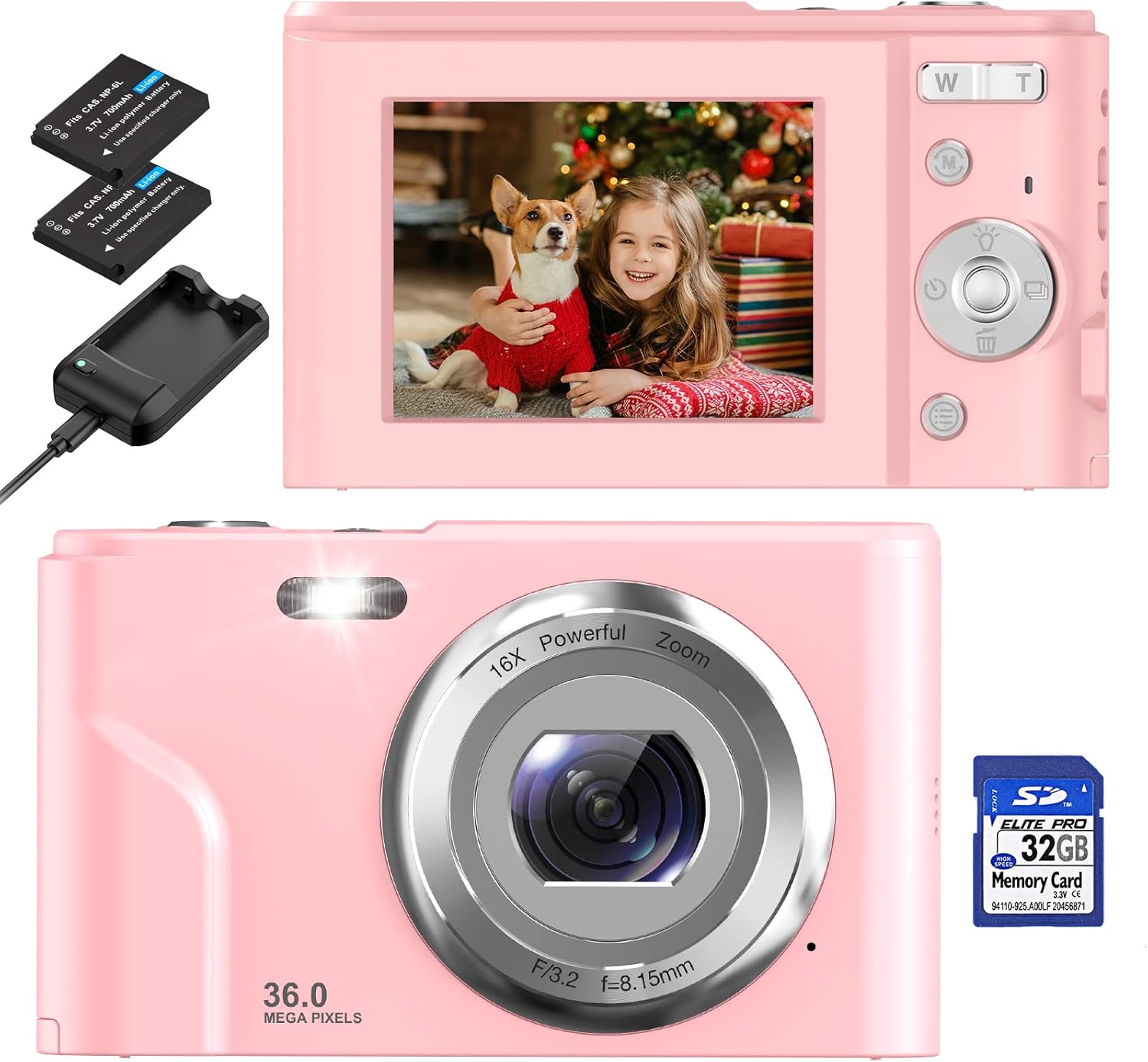 Buy Digital Camera, COZPUZHAT Vlogging Camera Mini Kids Camera FHD