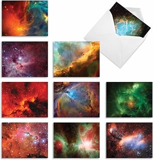 The Best Card Company - Box of 10 All Occasion Cards Blank (4 x 5.12 Inch) - Scenic Landscape Cards Assorted - Galacticards M3977