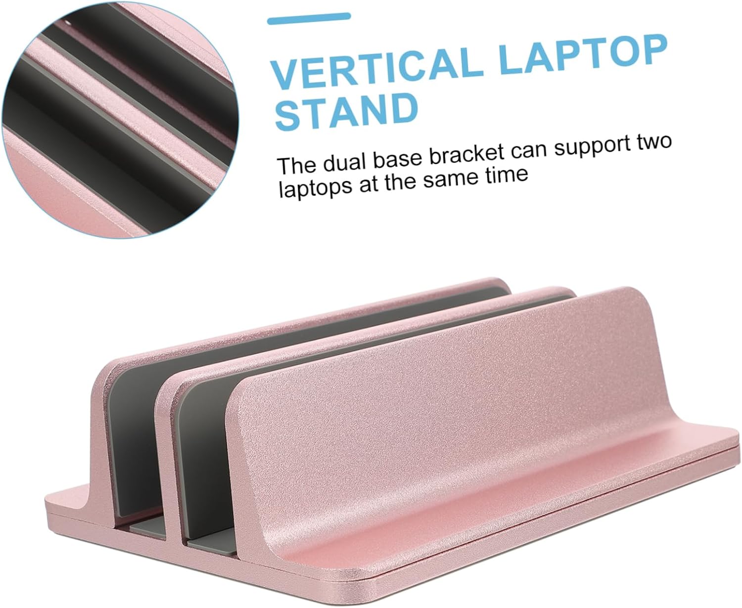 Mikikit Notebook Storage Rack Tablet Stand Holder Adjustable Base PC ...