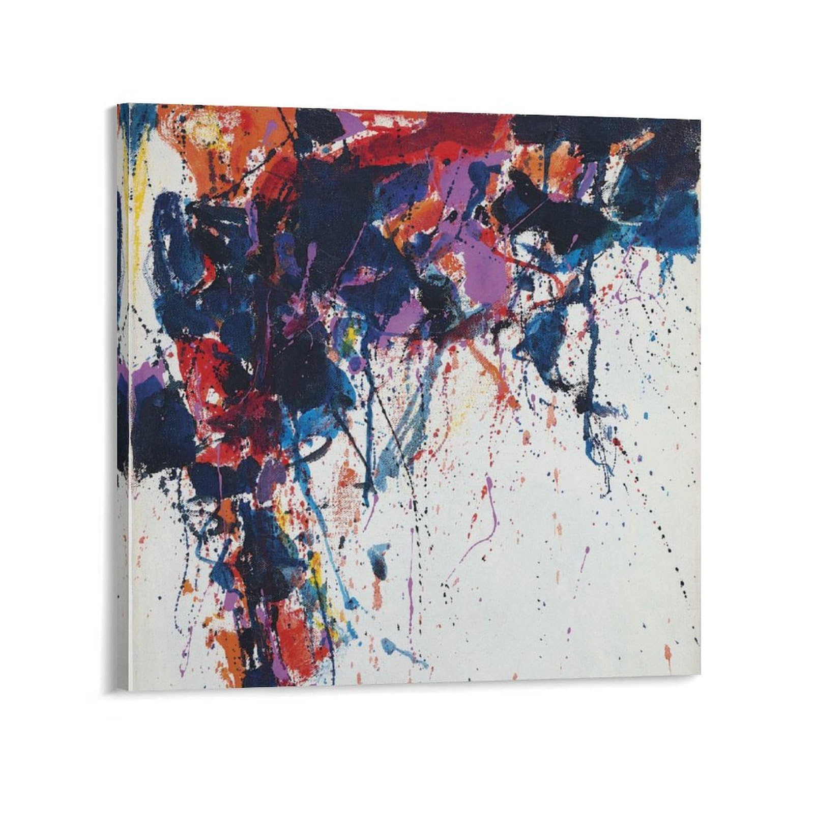 Amazon.co.jp: サム・フランシス《無題、1958》抽象油絵アートワーク 