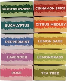 Adams Handmade Soap Variety Pack – 10 Bar Set: Tea Tree, Peppermint, Rose, Lavender, Citrus, Herbal & Floral Scents | Vegan, Cold Process, 84% Organic, Fair Trade, USA Made