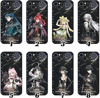 Wuthering Waves Phone Case Solaris 3 Rover WuWa Resonators Jiyan Yinlin Baizhi Calcharo Chixia Danjin Encore Jianxin Jinhsi Multicolor