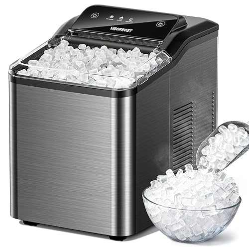 Nugget Ice Maker Countertop, 35lbs/24H Sonic & Chewable Pellet Ice,