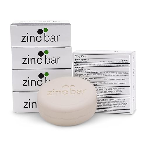 Miniatura 2 de Barra de champú de zinc con piritiona al 2% - Árbol de té (4 onzas)