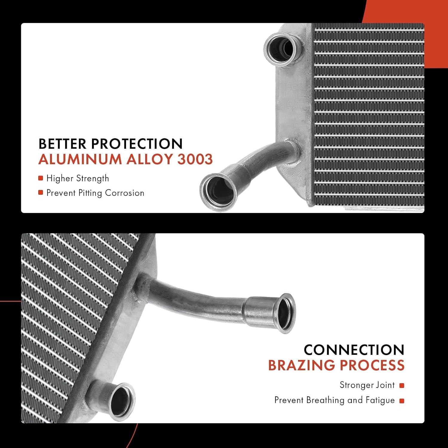 A-Premium HVAC Heater Core Compatible with Toyota Camry 1997-1998, Replace OE# 8710706020