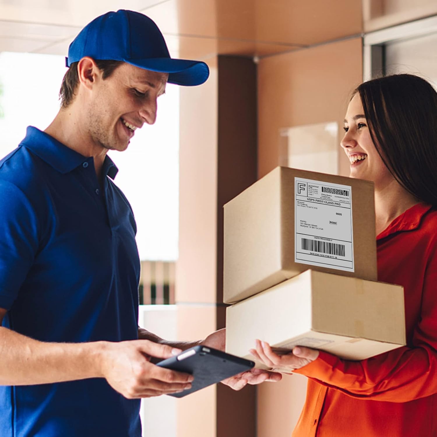 Shipping Labels 4"x6" Compatible with Dymo LabelWriter 4XL 1744907, 1755120, Thermal Postage Labels for All Thermal Label Printers, Permanent Adhesive, BPA Free, 220 Labels/Roll (2 Rolls) - Image 6