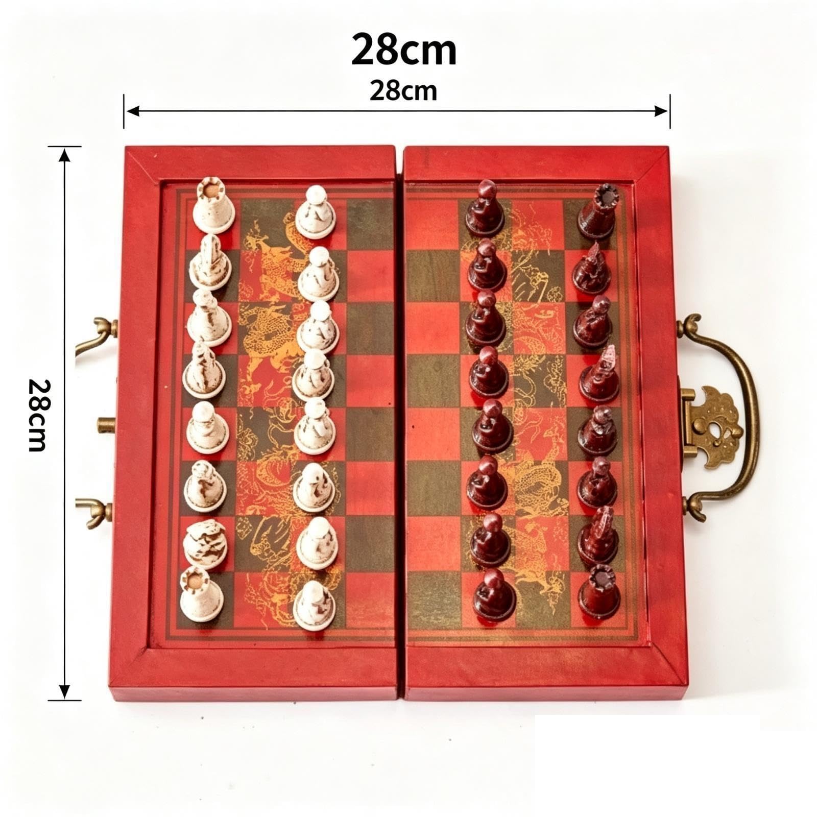 Juego de ajedrez Chino Piezas de ajedrez de Guerrero de Terracota Ajedrez