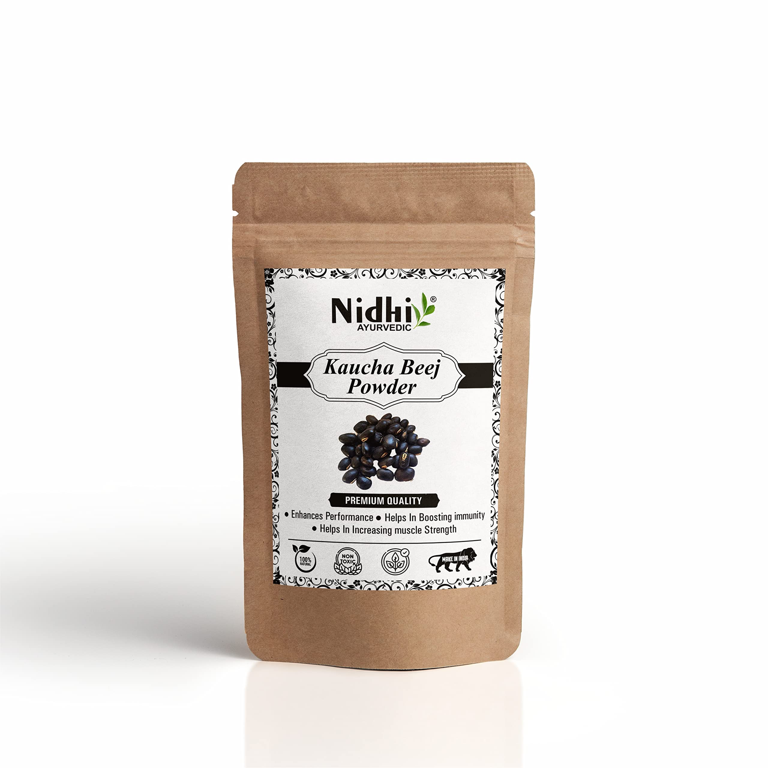 Nidhi Black Kaunch Beej Powder, Konch Seed, Alkushi, Kala Koch ke Beej, Kauch, Mucuna Pruriens, Velvet Beans (100g) (B0BW5R4HJS) Amazon Price History, Amazon Price Tracker