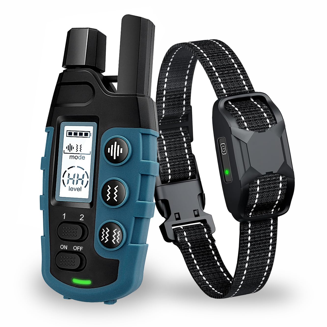 Anti Barking Collar with Remote 3300ft, Dog Training Collar for Small Medium Large Dogs with Vibration/Sound & Safety Lock