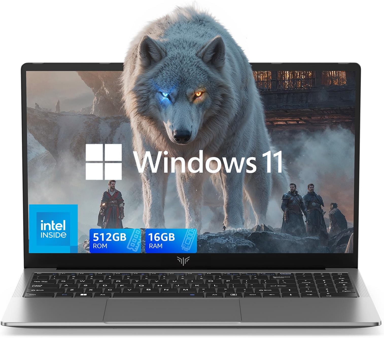KAIGERRGaming Laptop, 2024 Laptop Computer with Intel Quad-Core Processor(Up to 3.6GHz), 16GB DDR4 512GB SSD, Windows 11 Laptop, 15.6" IPS 1080P, Metal Shell, USB3.2, Long Battery Life