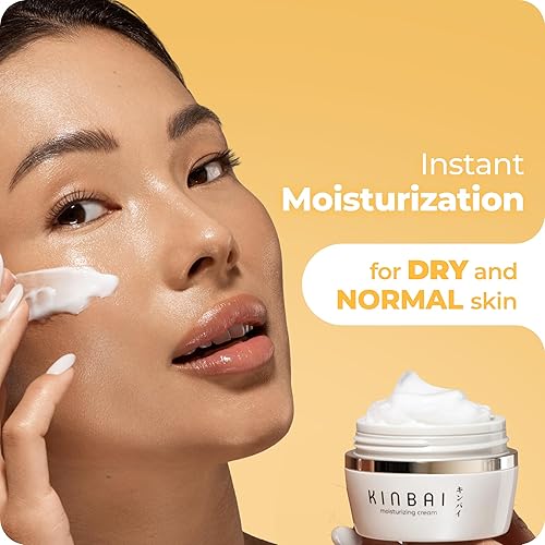 Miniatura 2 de Crema hidratante facial para mujeres, loción facial para piel seca, hidratante facial hidratante, crema hidratante de péptidos de colágeno, sin