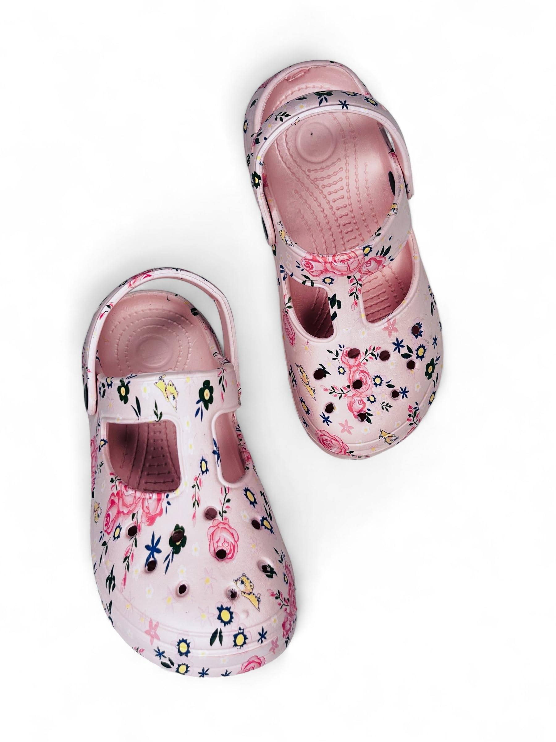 GLAMAGE Adorable Floral Clog for Girls | Everyday Wear Clogs Footwear for Women (Pink, 7) (B0D9QQQR8M) Amazon Price History, Amazon Price Tracker