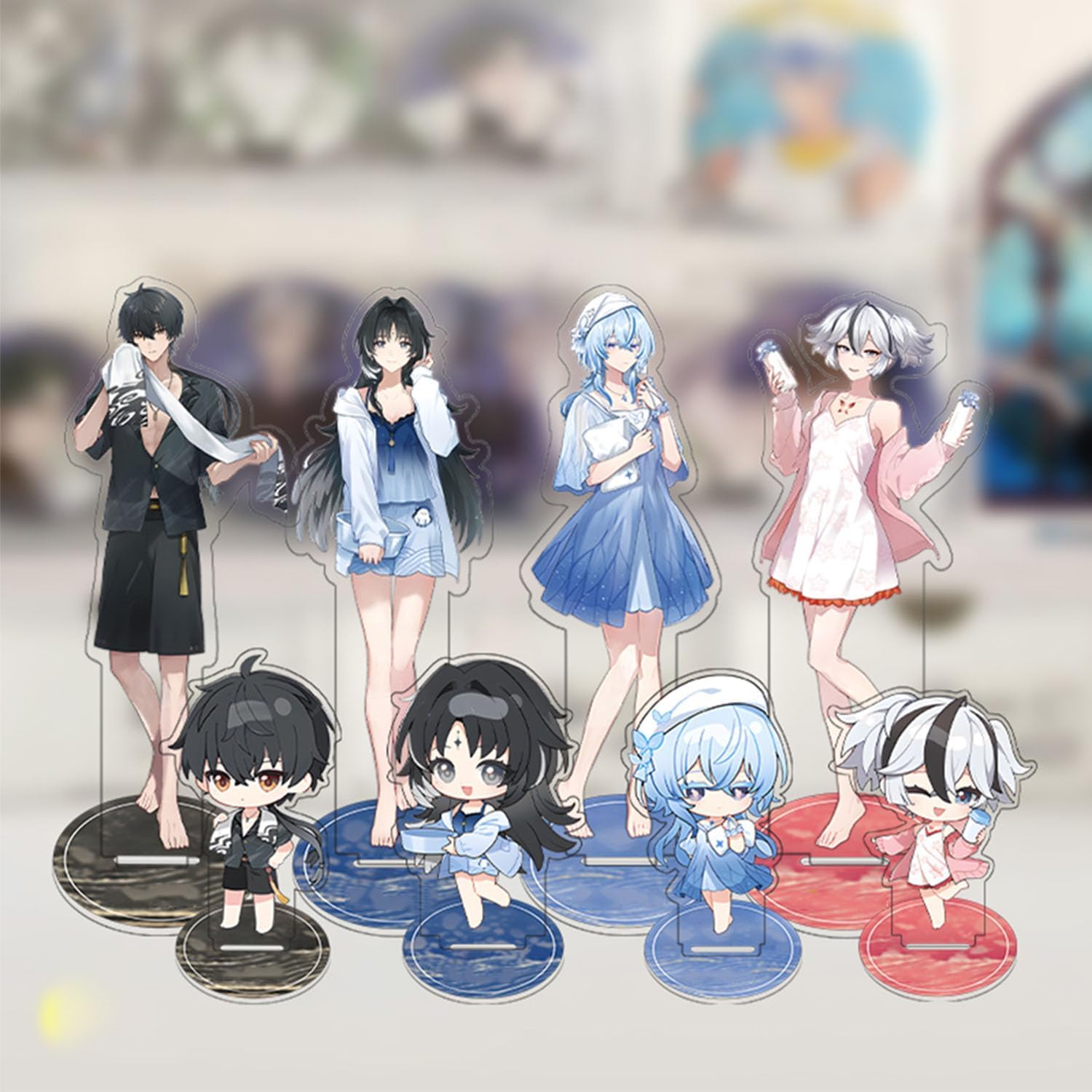 鳴潮　台湾限定　ツバキ　ショアキーパー　アクリルスタンド　スシローコラボ Amazon.co.jp: 鳴潮 アクリルスタンド コラボ グッズ ツバキ 秧