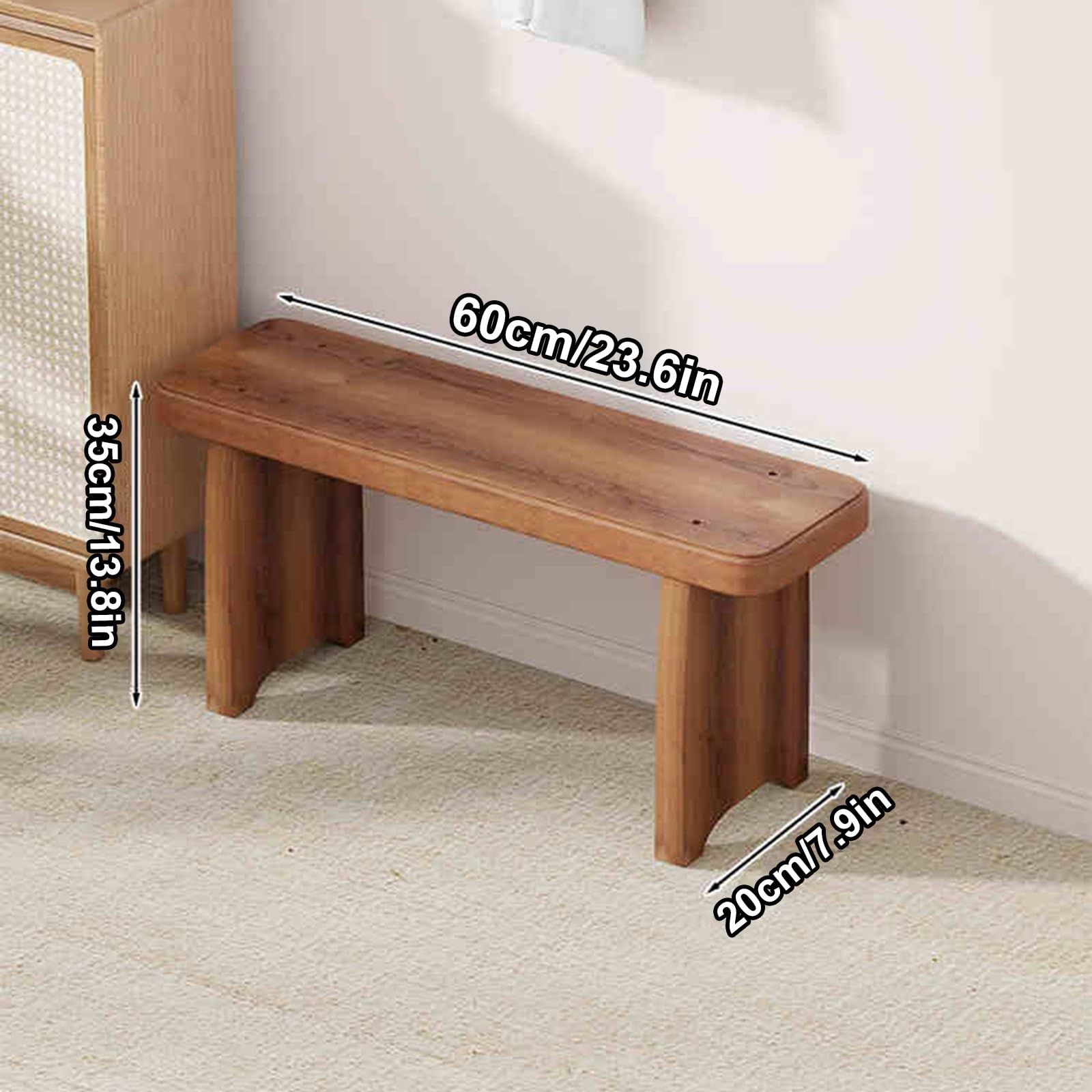 Bancs de Cuisine d'intérieur de Style campagnard, Banc d'entrée en Bois, Banc d'intérieur en Bois, Banc en Bois pour Chambre et Cuisine, pour Salon, Chambre