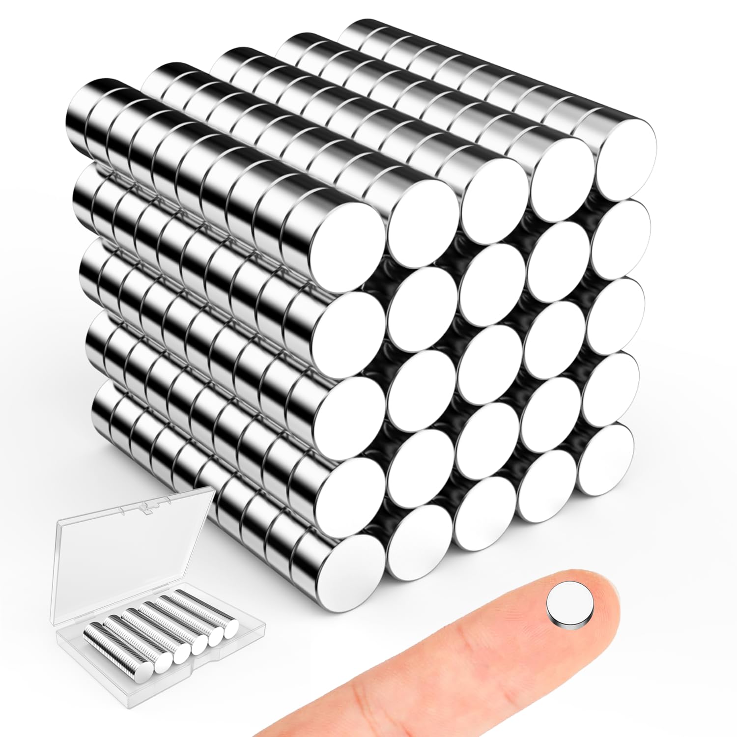 Magnets for Crafts, 5x2mm Small Round Magnetic 250 Pack — Amazon image 23