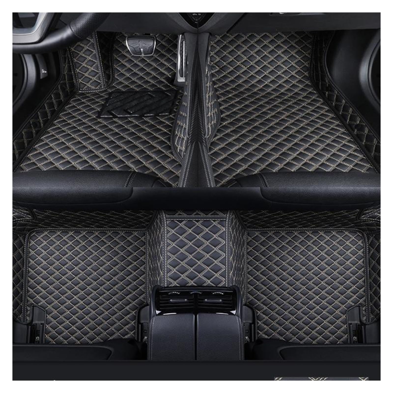 Auto Fußmatten Für Nissan Für Versa 2011-2017 Custom Car Fußmatten wasserdichte Teppiche Innen Zubehör(Color 9)