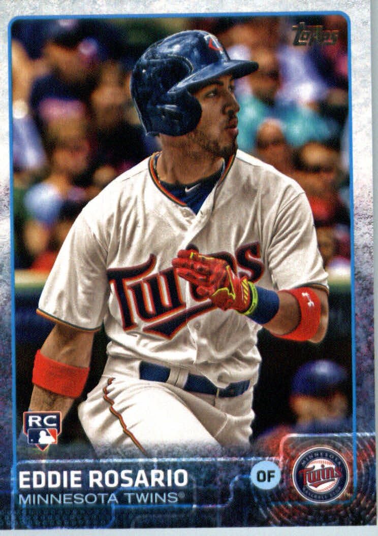 2015 Topps Update #US341 Eddie Rosario Baseball Rookie Card