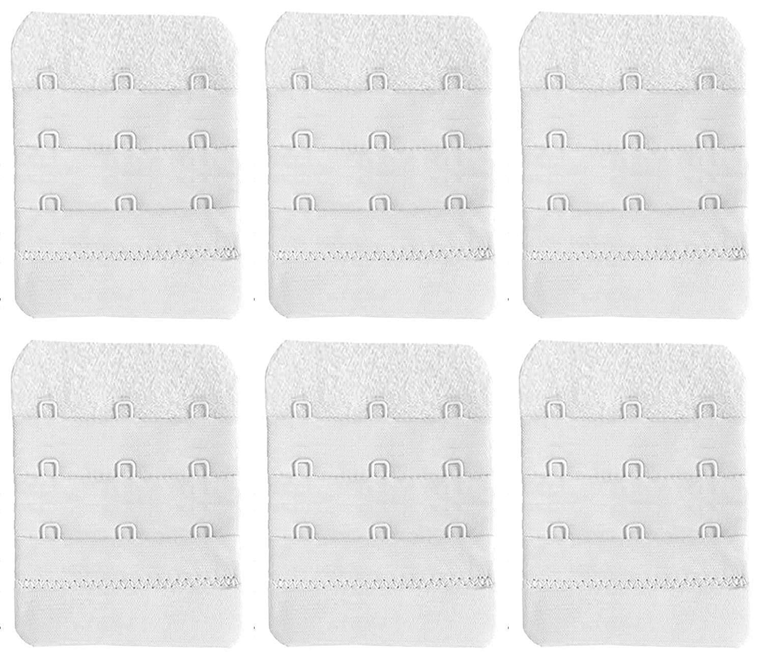 Bra Extender 3 Hook - Save Your Bra Increase Band Length_Bra Extender Hook_Bra Hooks for Women_Bra Hook Extender Combo (White, 9)-image-34