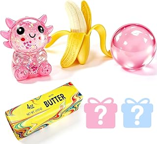 Squishy Toy Pack, 12 Piece Fun Squishy Variety Set, Sensory Stress Relief Fidget Toys, Slow Rising TPR, Gifts for Kids and Adults, Birthday Party Favors, Classroom Prizes, Office Desk Decor