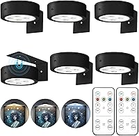 Vista 28 de 3-Pack Picture Lights for Wall, Rechargeable Battery Operated Led Painting Light with Remote Dimmable ＆ Timer, 3 Lighting Modes Magnetic Art Display