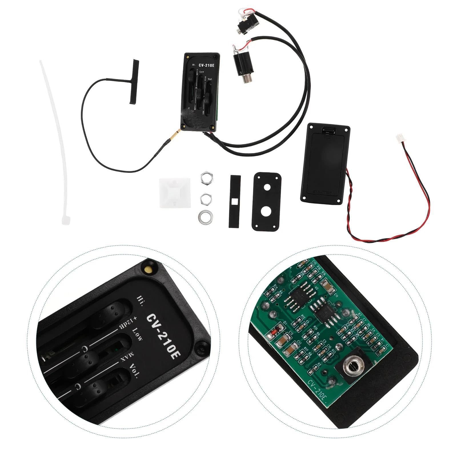 Accesorios Profesionales Violin Accesorio Violín Eléctrico Con Boca Ligera Y Ecualizador Ajustable Para Alta Precisión.