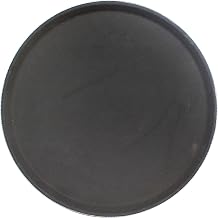 16" round tray, black, in each