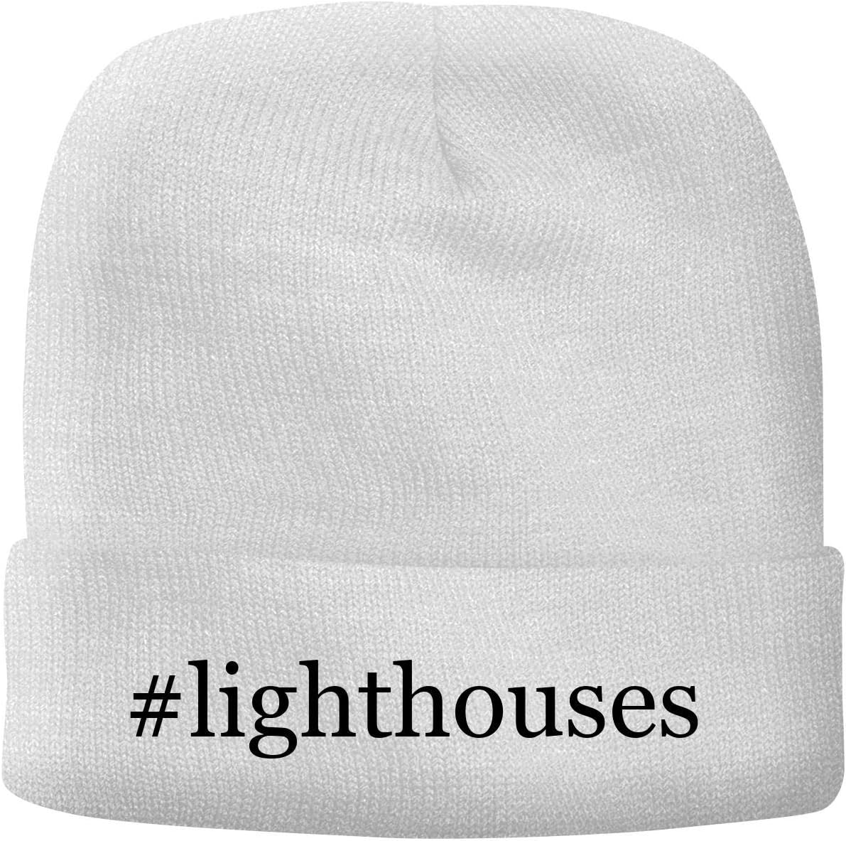 #Lighthouses - Men's Hashtag Soft & Comfortable Beanie Hat Cap