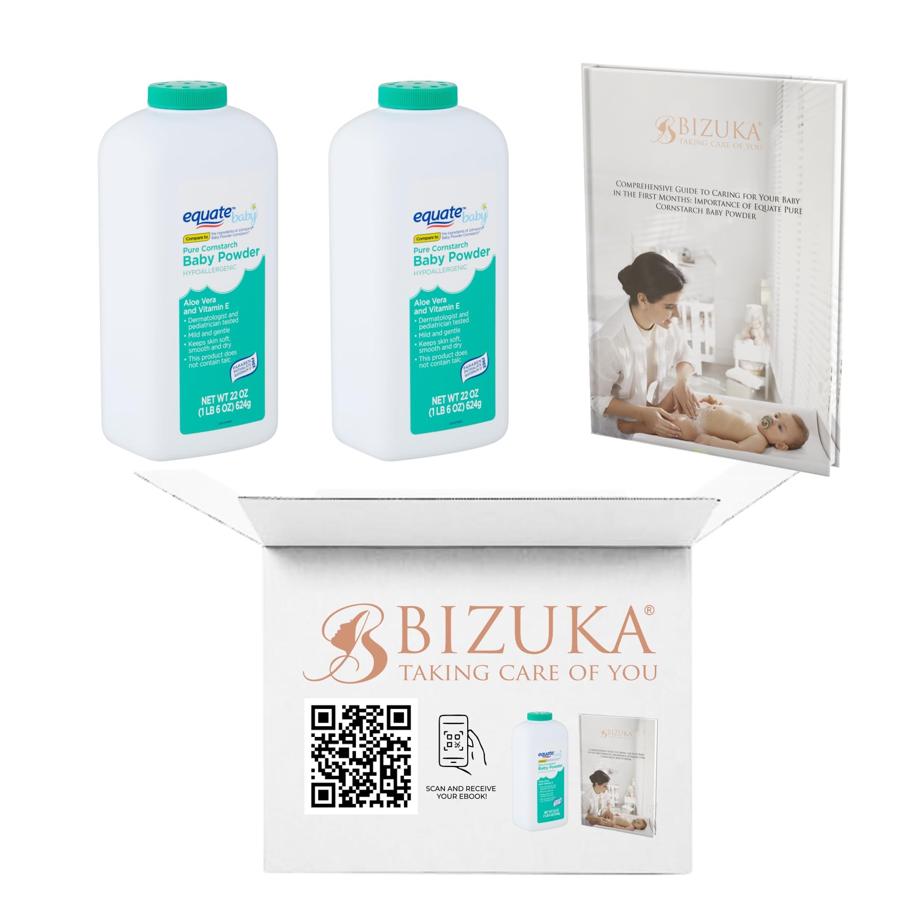 Cornstarch Powder For Body Natural Sense Hypoallergenic Cornstarch